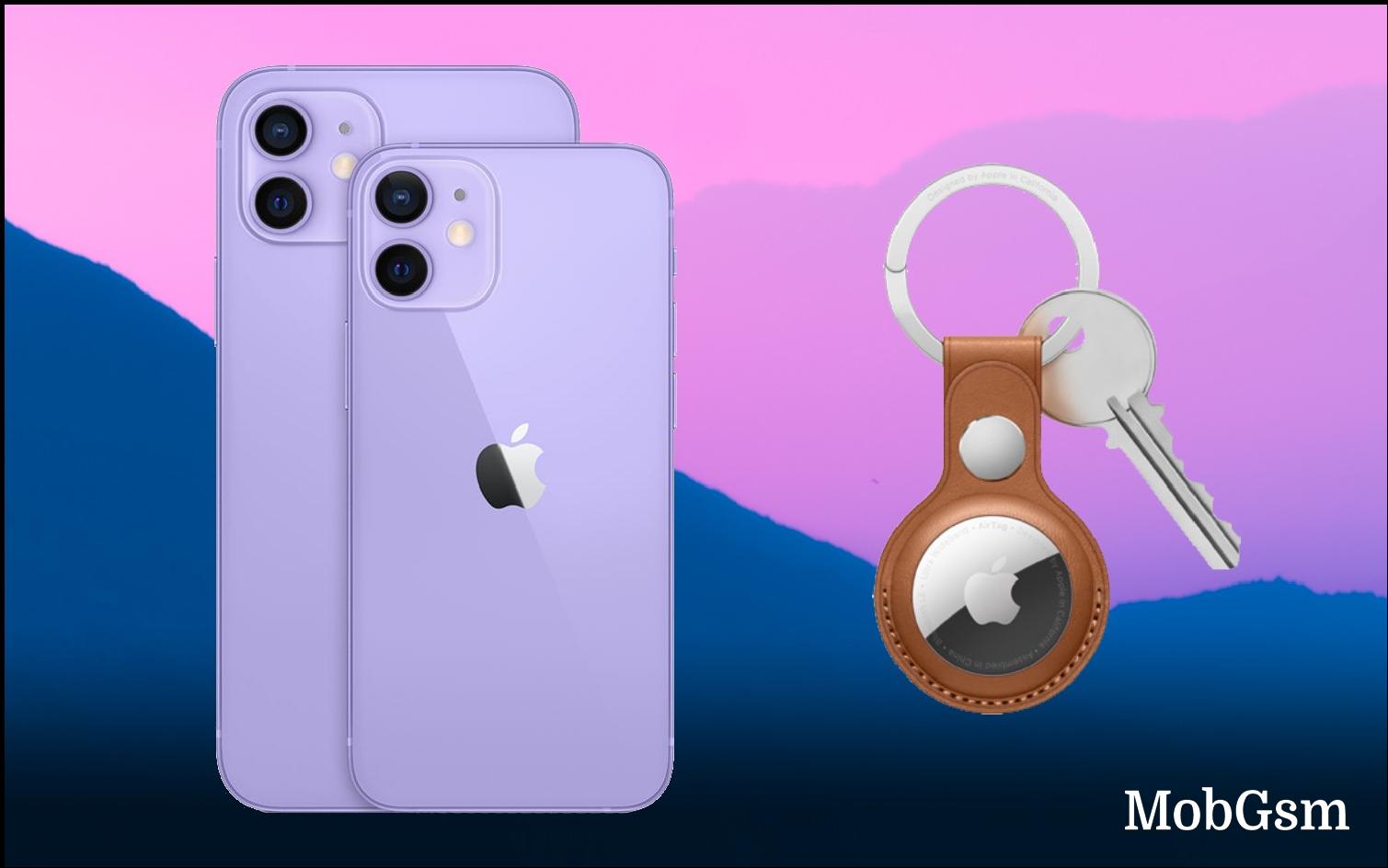 Pre-orders for the purple iPhone 12 and 12 mini, as well as the AirTags are now live