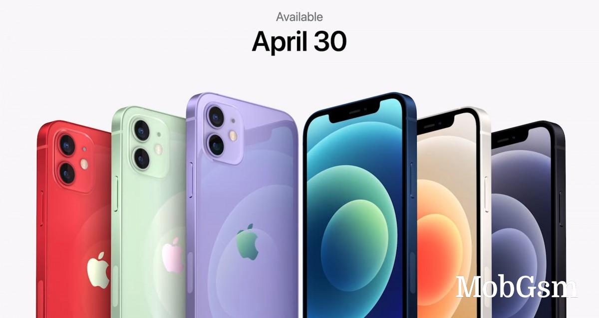 Apple unveils Purple color for the iPhone 12 and 12 mini, available April 30