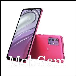 Moto G20 in Breeze Blue and Flamingo Pink