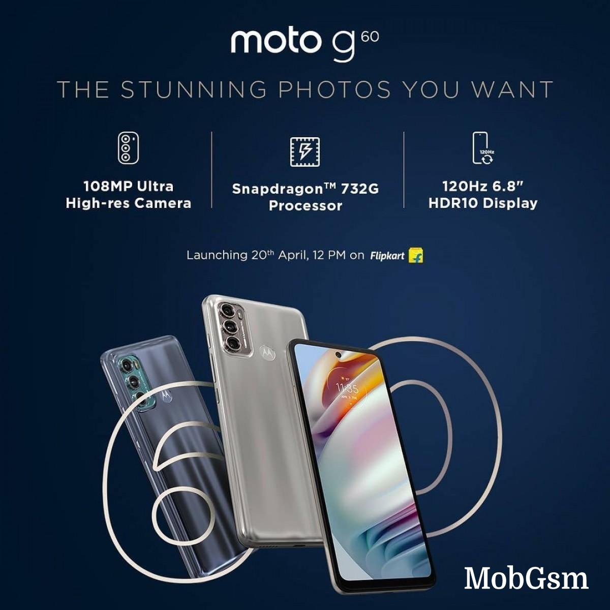 Motorola teases Moto G60 and Moto G40 Fusion key features