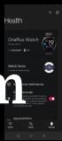 OnePlus Health app