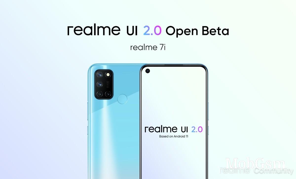 Realme UI 2.0 early access program announced for C15 Qualcomm Edition, 7i gets Open Beta