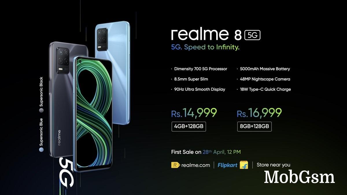 Realme 8 5G hits India