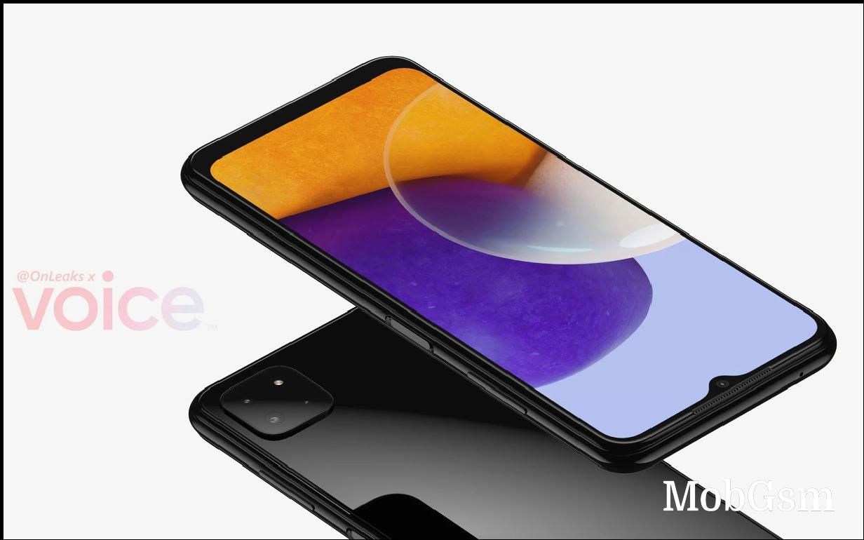 Renders of the Samsung Galaxy A22 5G show the phone from all angles