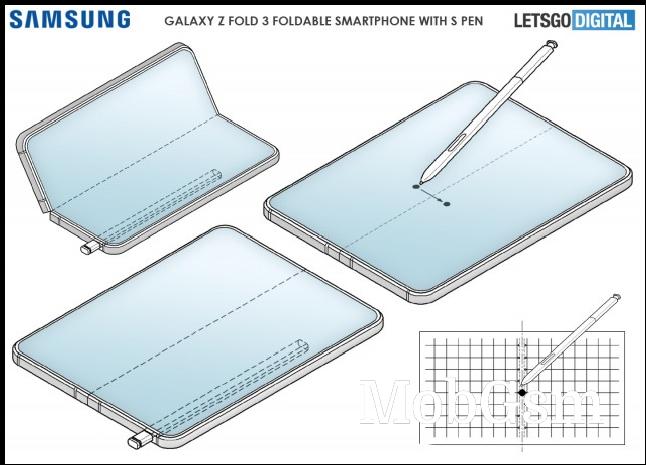 Samsung Galaxy Z Fold3 with S Pen stylus