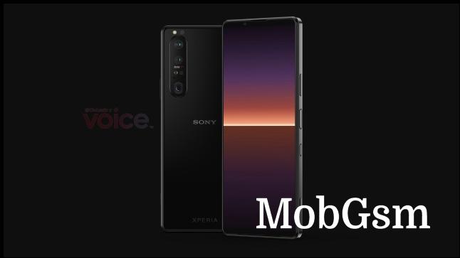 Render of the Xperia 1 III