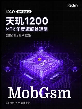 Xiaomi Redmi K40 Gaming Edition teasers