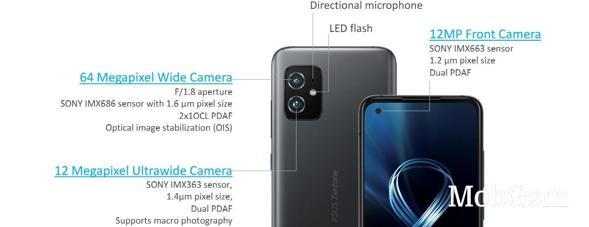 The Asus Zenfone 8 is a 5.9