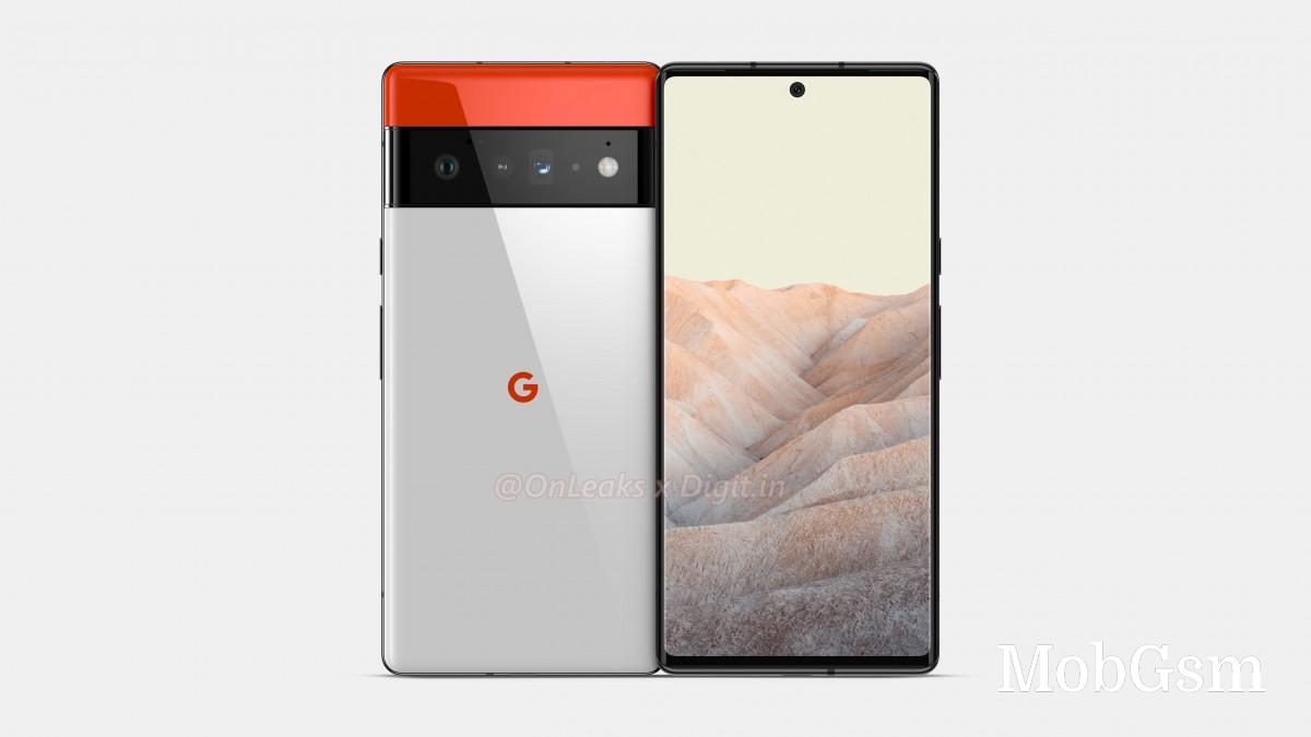 Google Pixel 6 Pro leaks in new renders, display details outed