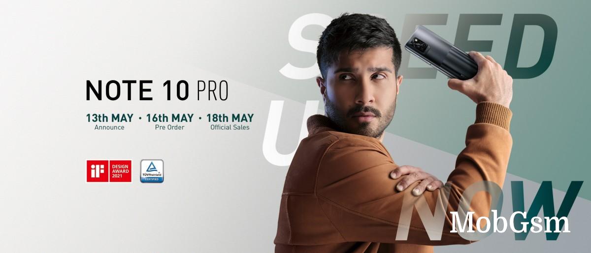 Infinix Note 10 Pro is arriving on May 13