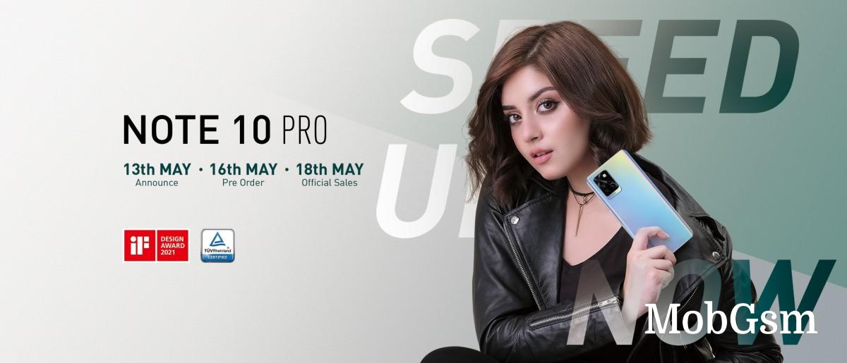 Infinix Note 10 Pro is arriving on May 13