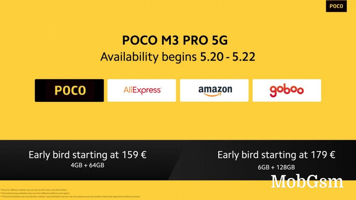 Poco M3 Pro 5G unveiled with Dimensity 700 and 90Hz display