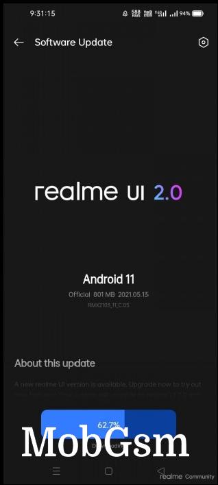 Realme UI 2.0 for Realme 7i