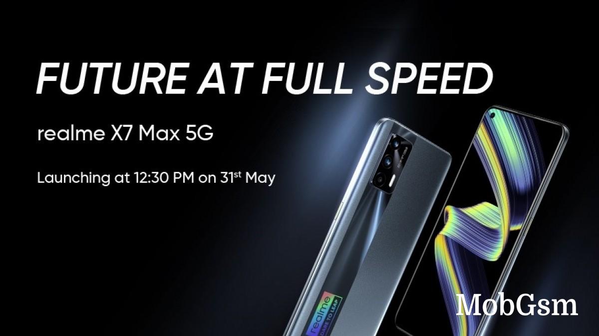 Realme X7 Max 5G is arriving on May 31, Smart TV 4K will tag along