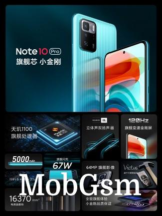 Redmi Note 10 Pro (China) key specs