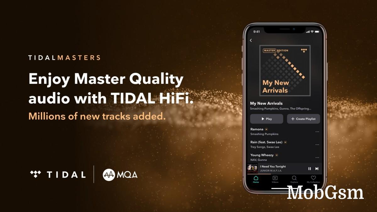 Tidal uses MQA, a lossy codec with a unique folding algorithm for packing in more data