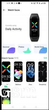 Watch faces available on the HeyTap Health app