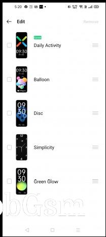 Delete/rearrange installed watchfaces