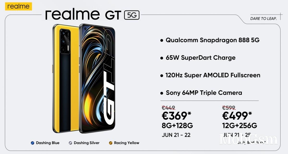 Realme GT arrives in Europe, early birds get a great deal