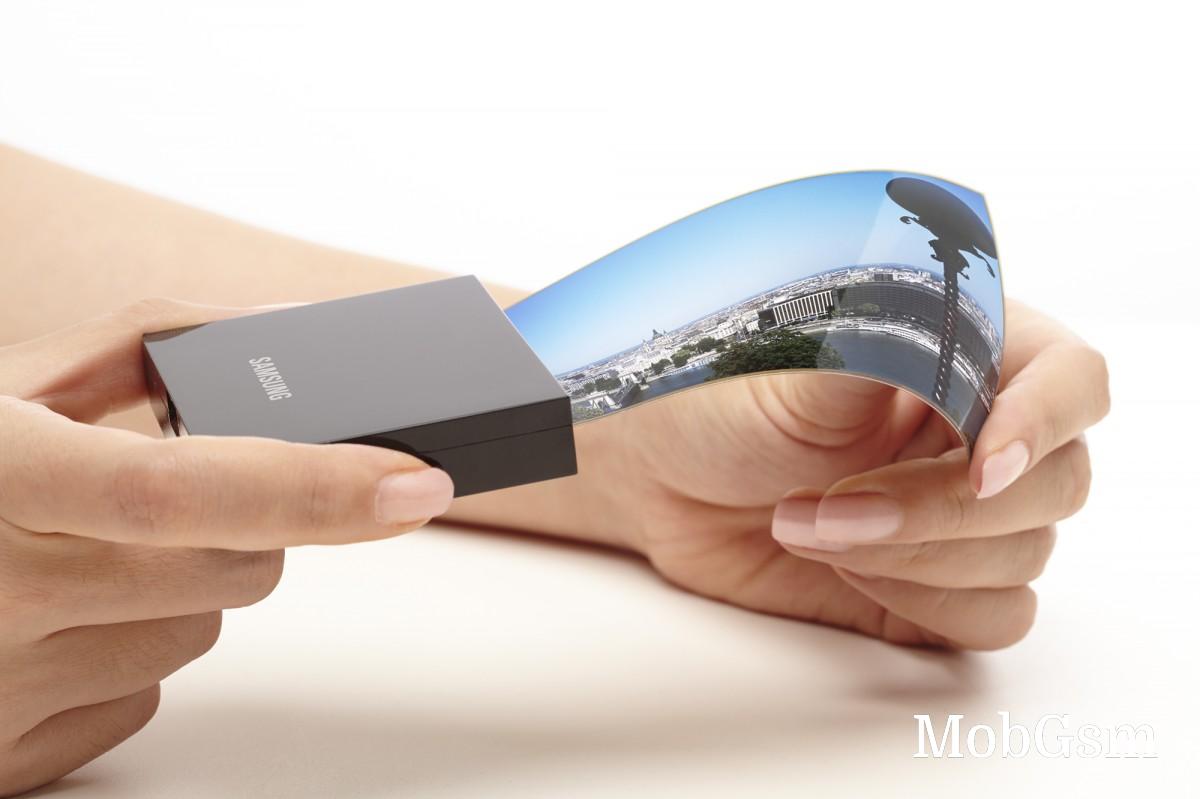 Samsung demonstrates its flexible OLED panels