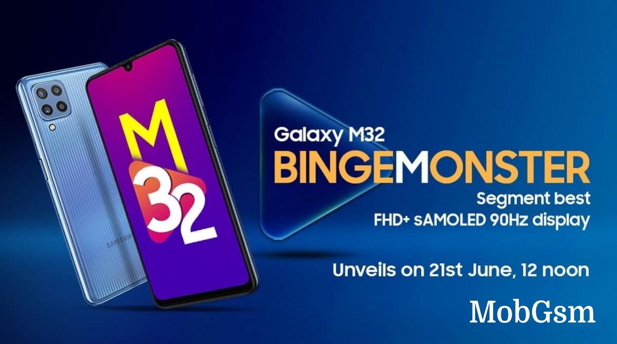 Samsung Galaxy M32 to arrive on June 21 with big battery