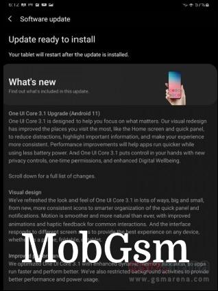 Android 11-based One UI Core 3.1  update