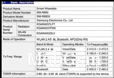 Galaxy Watch4 Wi-Fi only version certifications