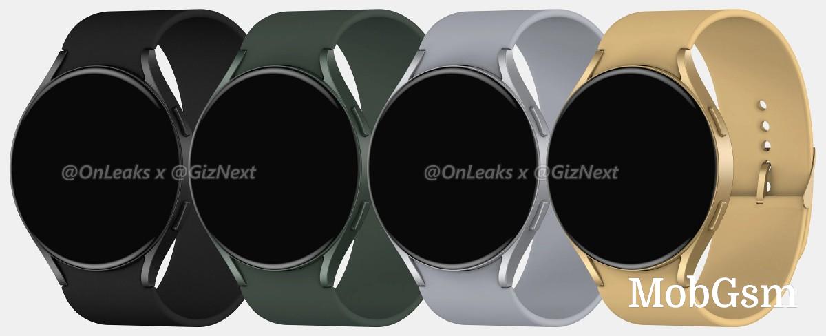 Samsung Galaxy Watch Active4 leaked renders