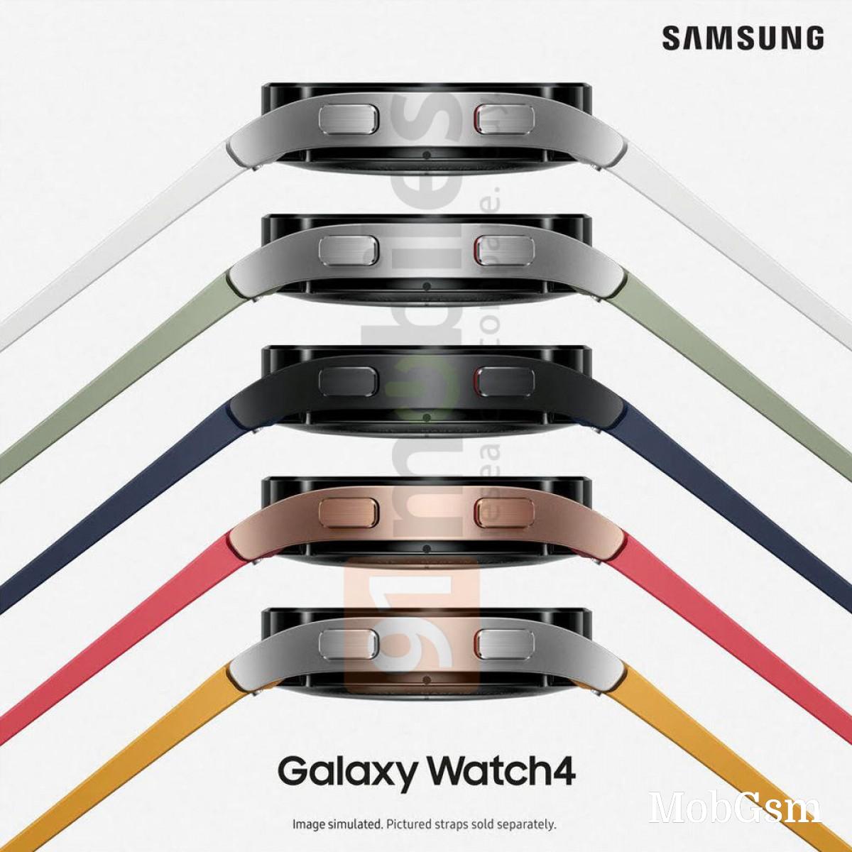 Samsung Galaxy Watch4 alleged official renders leak