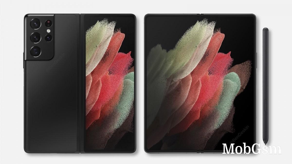 Samsung Galaxy Z Fold3 render