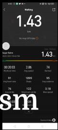 Workout data