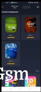 Watch faces available on Amazfit