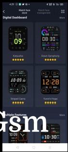 Watch faces available on Amazfit