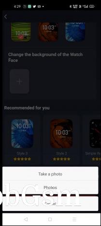 You can create a custom watch face for GTS 2 using the Zepp app