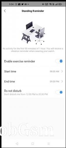 Standing Reminder
