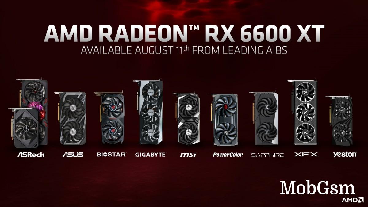 AMD announces Radeon RX 6600 XT graphics card for $379