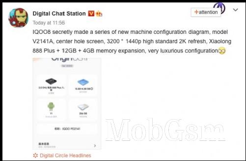 iQOO 8 about section and specs