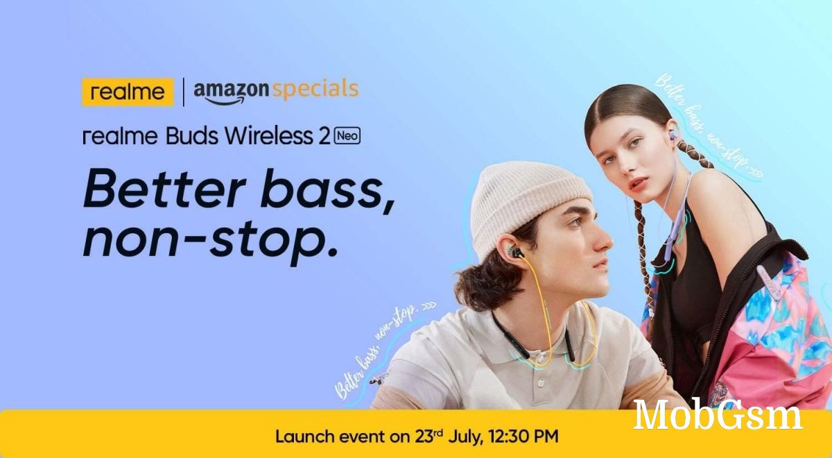 Realme Watch 2 Pro and Buds Wireless 2 Neo launching in India on July 23