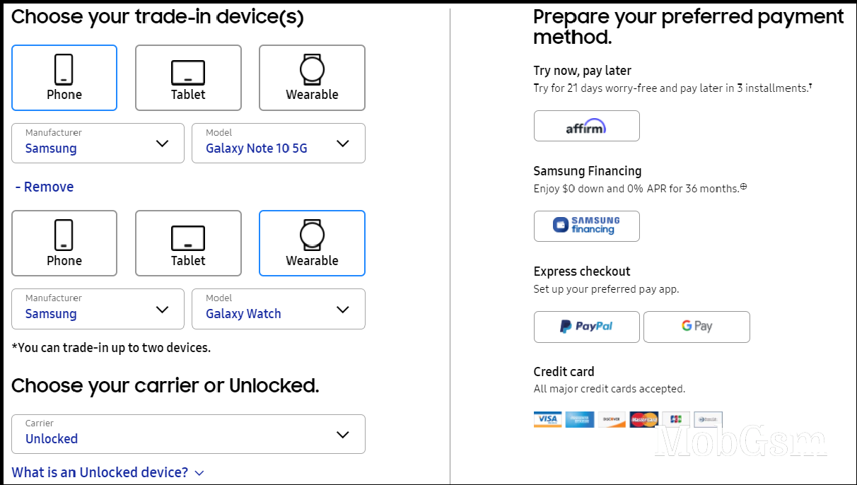 Samsung US will allow you to trade in two old devices to get a new Galaxy Z Fold3 or Z Flip3