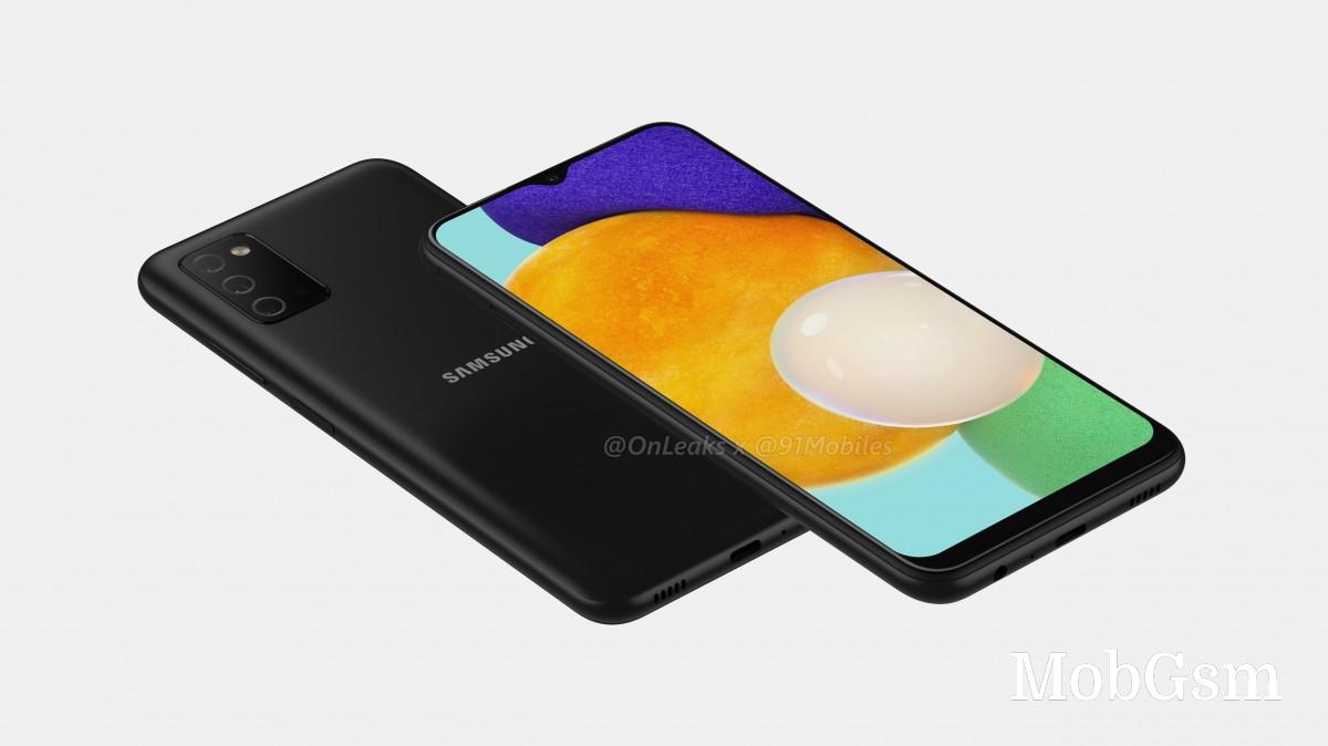 Samsung Galaxy A03s leaked render