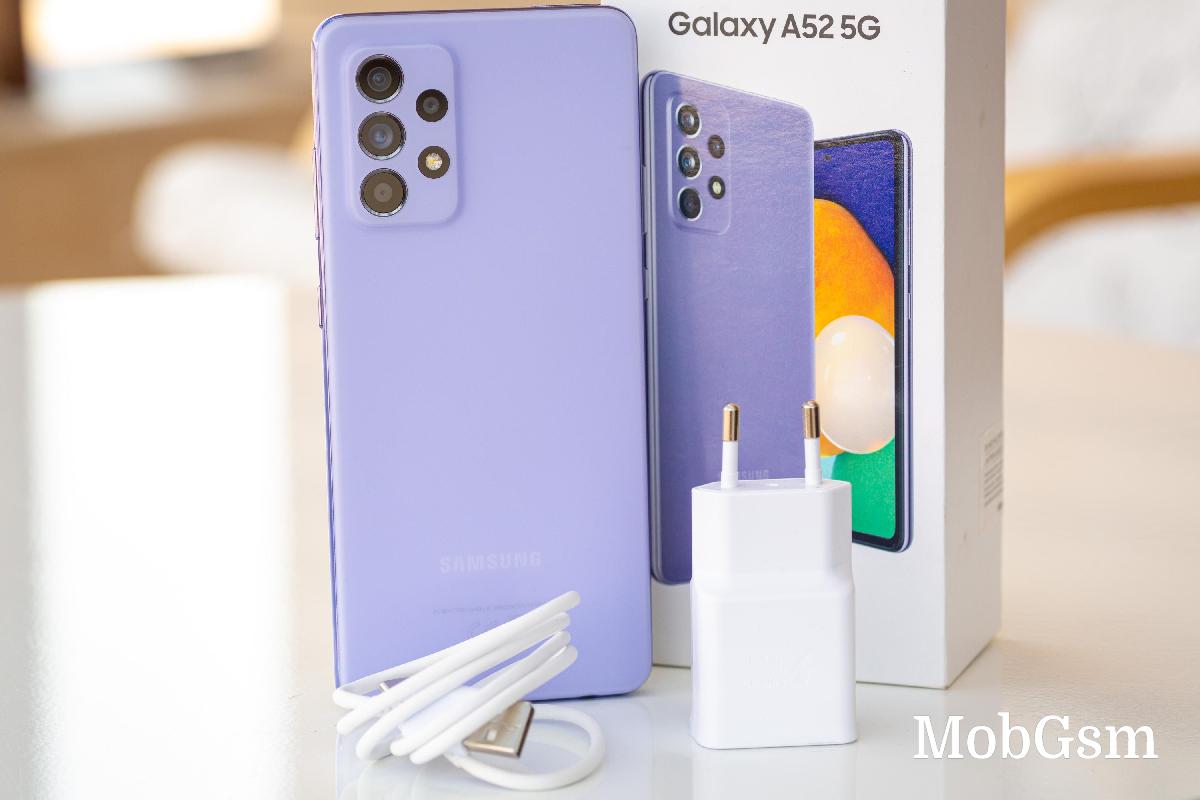 Samsung Galaxy A52 5G in for review