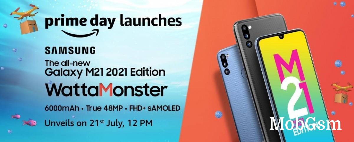 Samsung Galaxy M21 2021 Edition is arriving on July 21, design and specs revealed