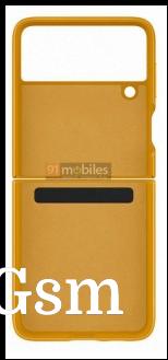 Official Samsung Galaxy Z Flip3 case (leaked image)