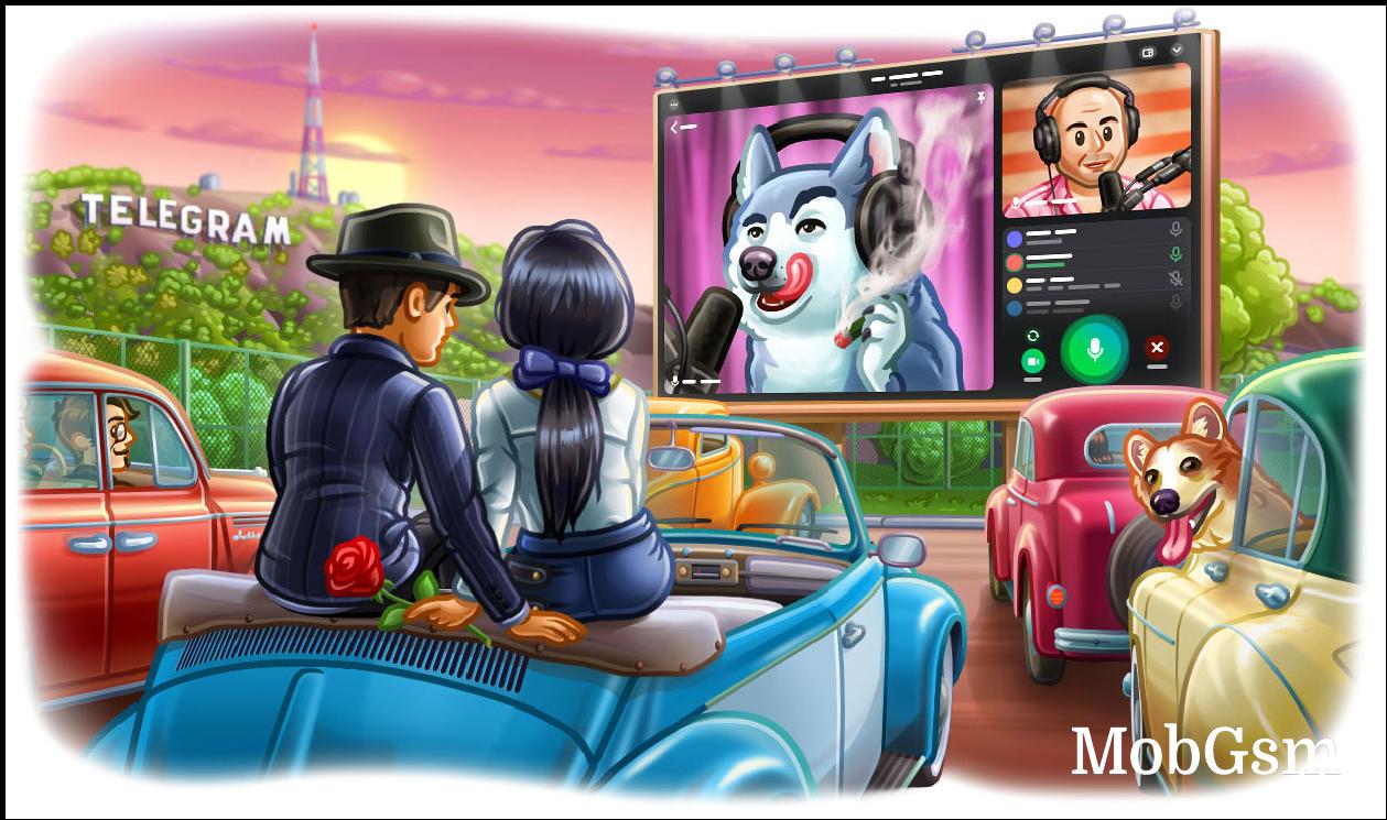 Telegram adds video playback speed, screen sharing with sound, and video calls up to 1000 viewers