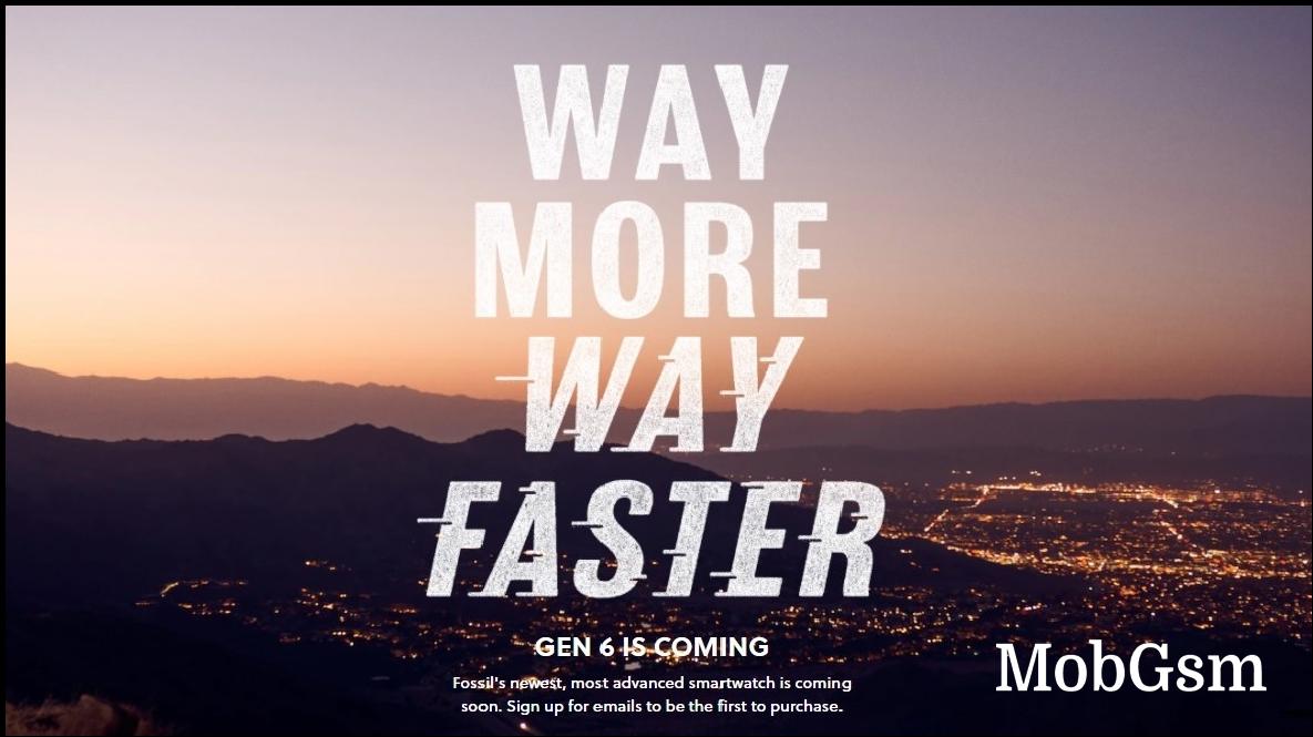 Fossil's Gen 6 smartwatches will be unveiled on August 30