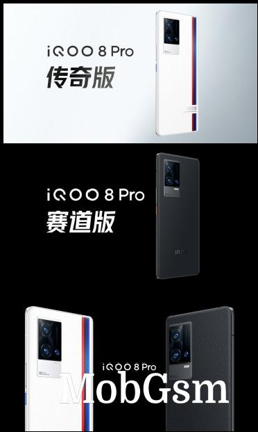 iQOO 8 Pro and iQOO 8 designs