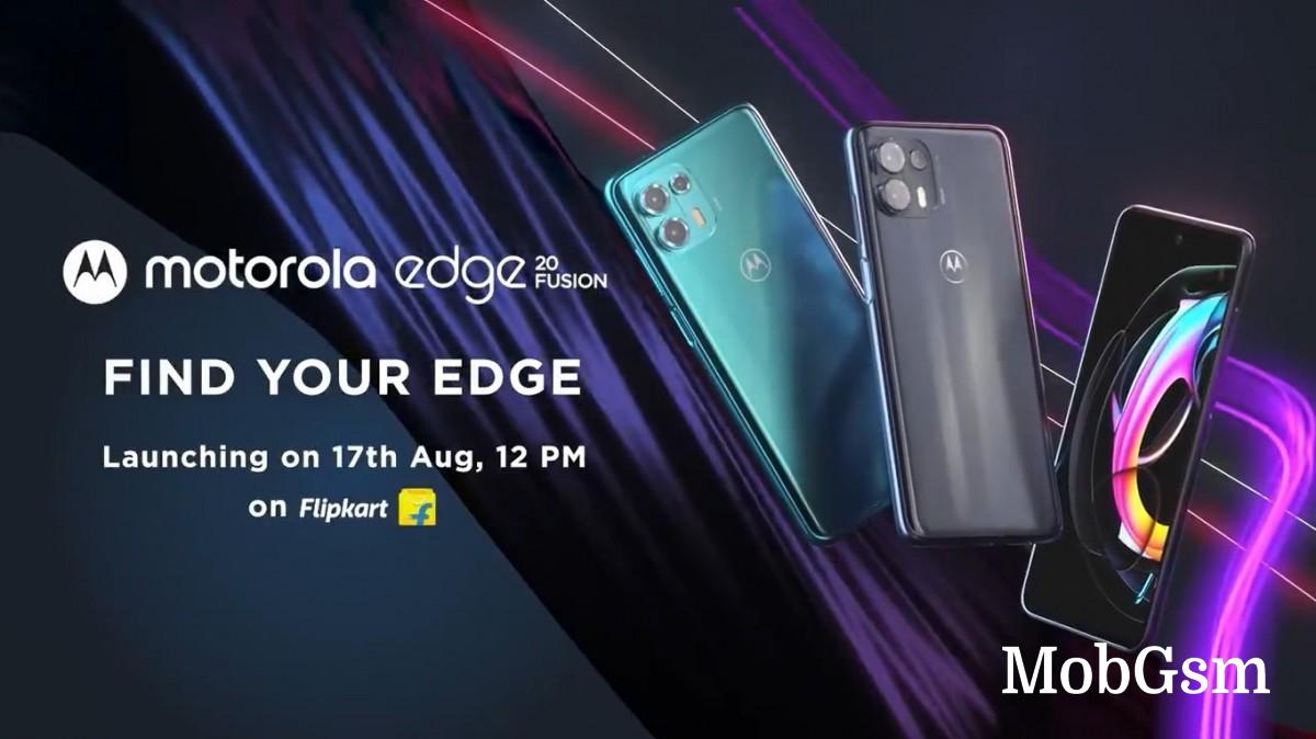 Motorola Edge 20 Fusion specs revealed ahead of August 17 launch