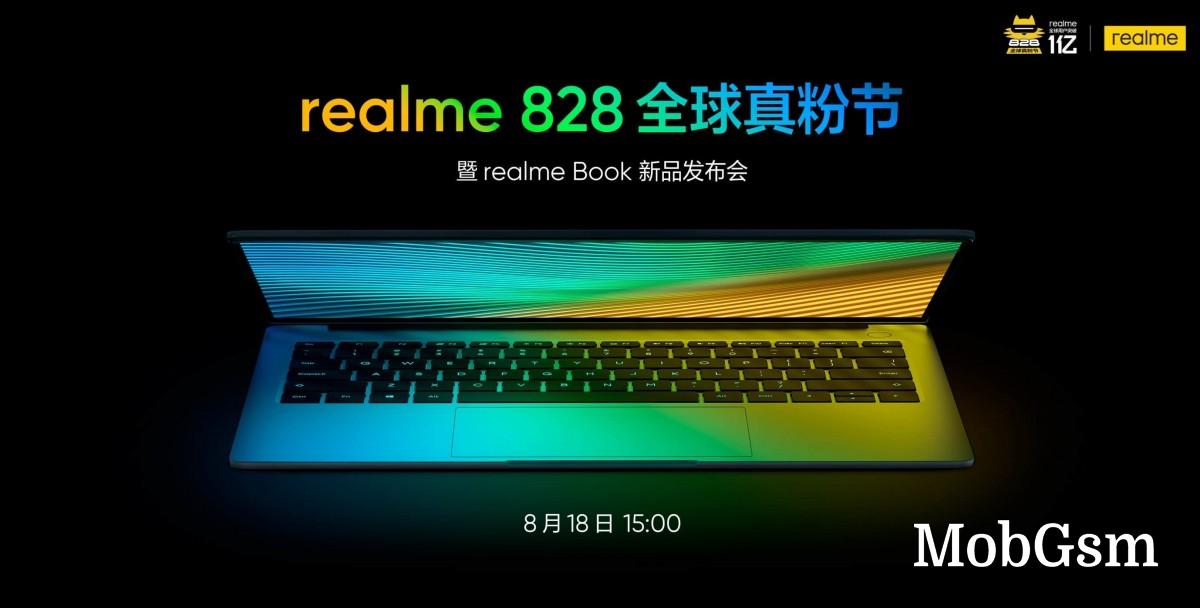 Realme Book is coming on August 18 with MacBook Air-like design