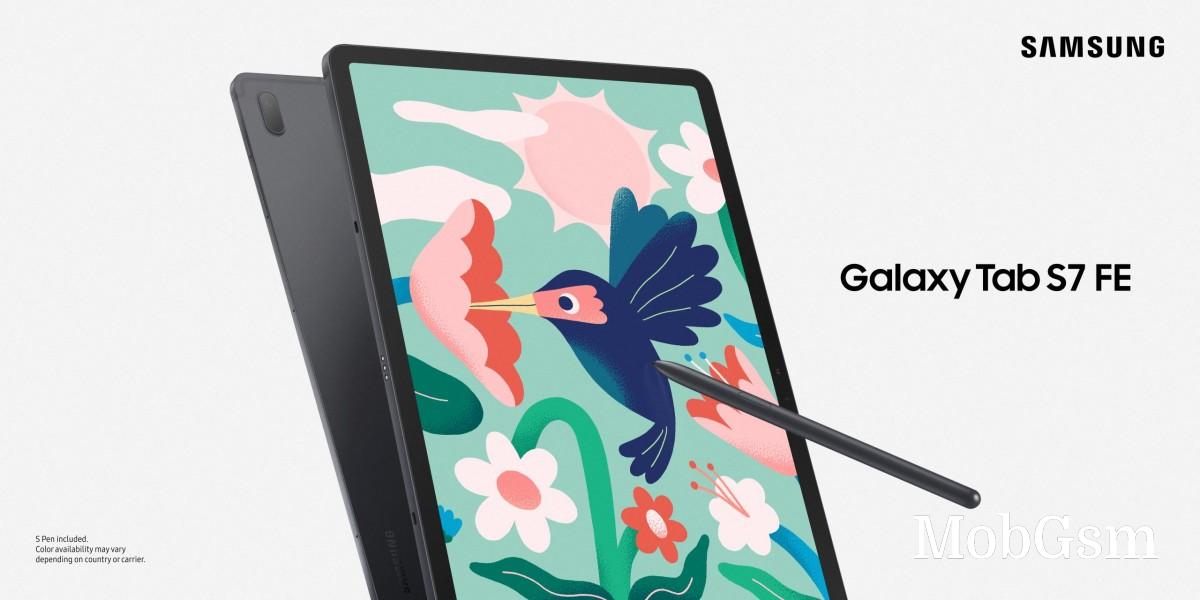 Samsung Galaxy Tab S7 FE arrives to the US on August 5 in Wi-Fi and 5G flavors