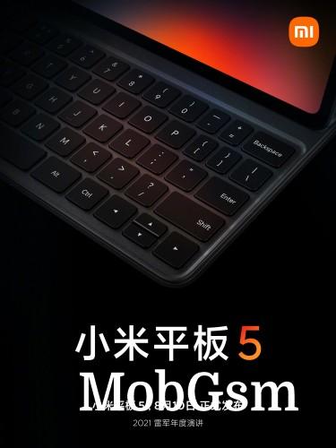 Xiaomi Mi Pad 5 appears in official teaser with keyboard accessory